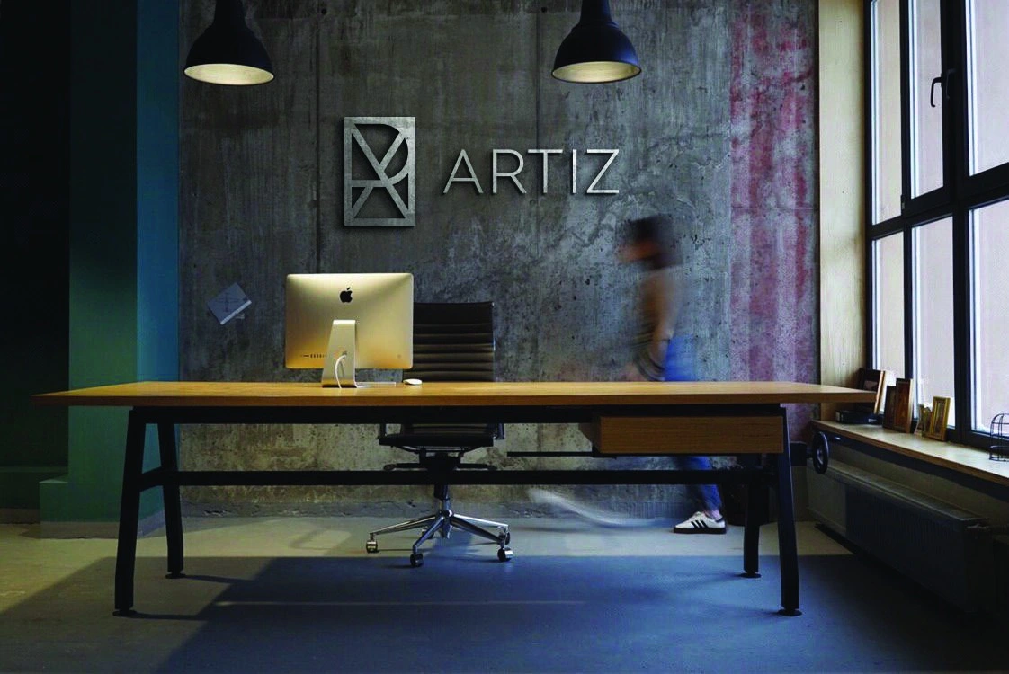 Візуалізація фірмового знака Artiz в інтер’єрі