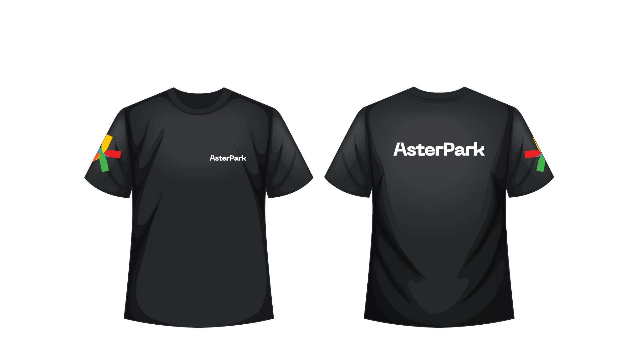 Макет футболок Aster Park