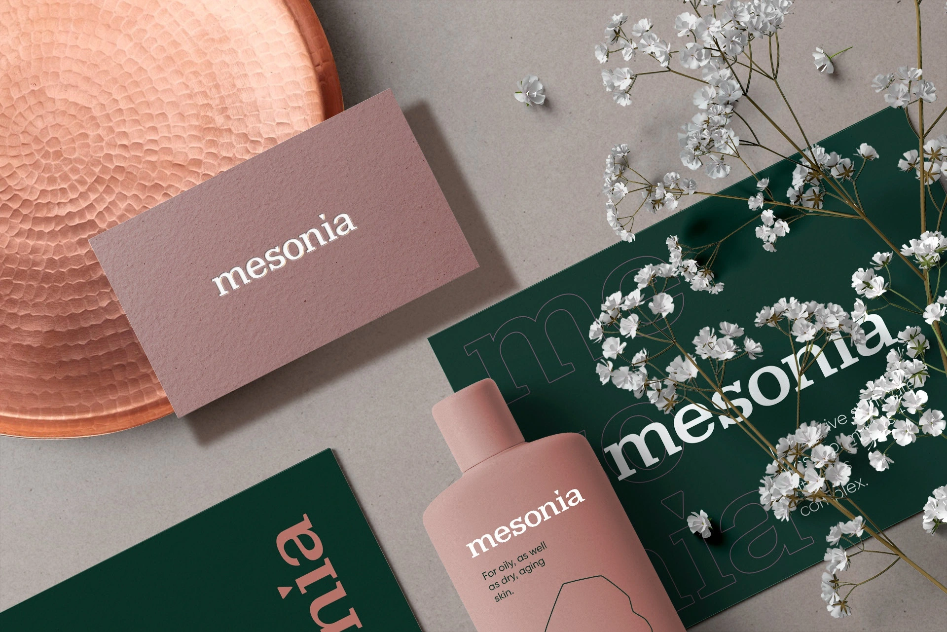 Mesonia — косметика й фірмове пакування
